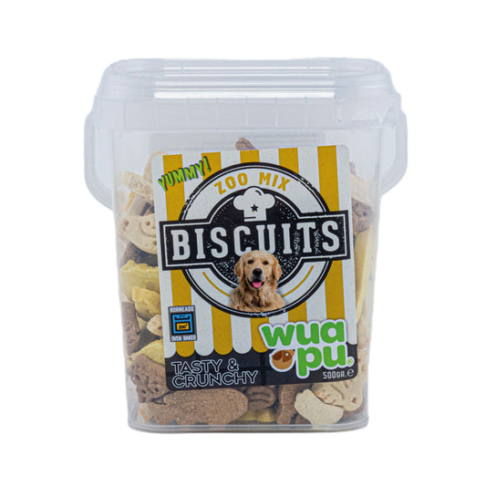 Wuapu Biscuits Para Perro Zoo Mix (500 Gr)_0