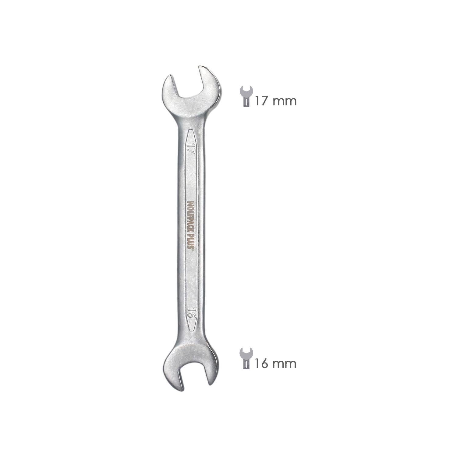 Llave Fija Plus Acero Cromo Vanadio 16x17 Din 3110. Llave Fija, Llave Fija Doble_1