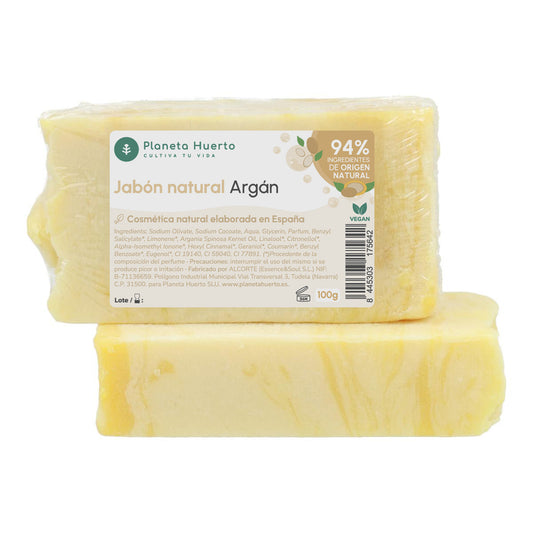Sabonete natural à base de azeite e óleo de argão 100 g 