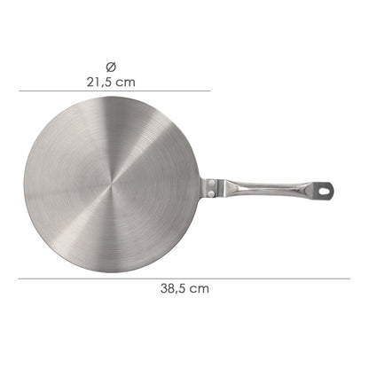 Adaptador Para Induccion / Vitroceramica Ø 21.5 Cm. 3 Capas Acero Inoxidable / Aluminio_1