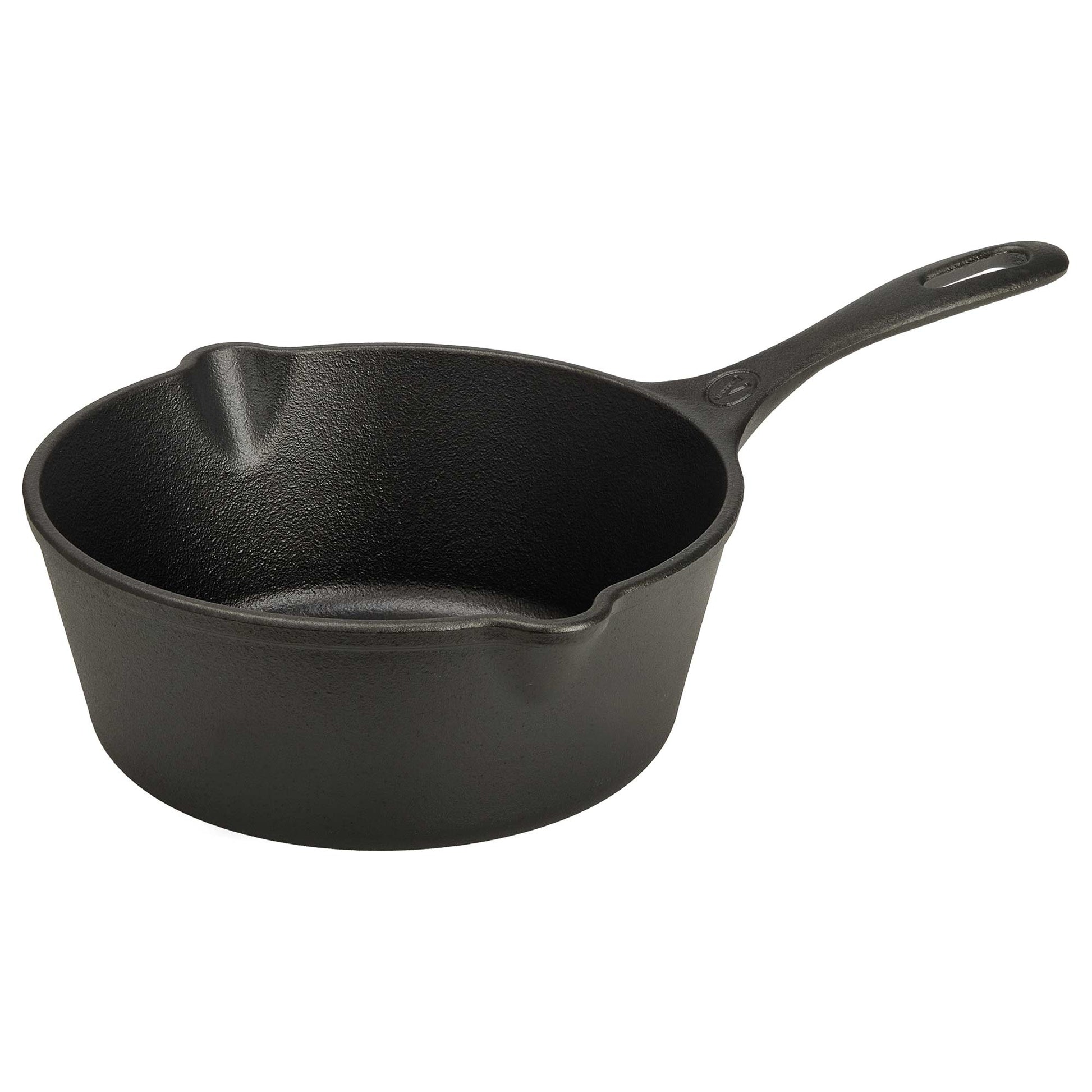 Victoria Sartén Honda Hierro Fundido Esmaltado Inducción 20cm, Apta Fuego, Barbacoa, Horno Cast Iron, 37819, Negro_0