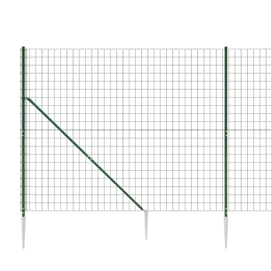 Cerca De Alambre Con Pinchos De Anclaje Verde 1,8x10 M / Vetonek_0