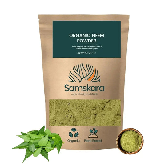 Hojas De Neem En Polvo Bio - 100g | Superalimento Ecológico Vegano Para Batidos, Smoothies Y Zumos_0