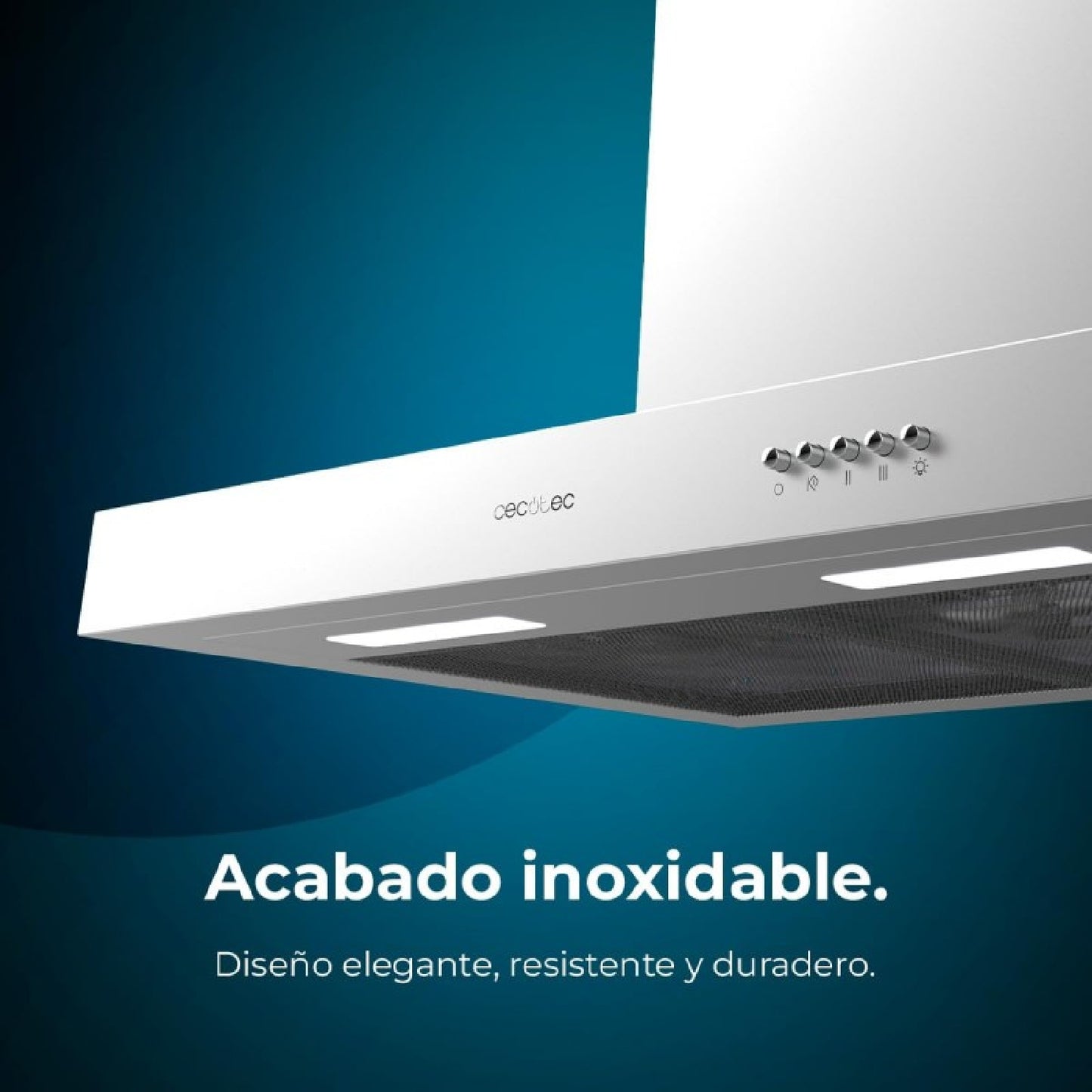 Campana Extractora 60 Cm Bolero Flux Tm 606500 Inox A. Motor 165w, Decorativa Con Acabado Inox, Succión 650m3/h, Control Mecánico, 3 Niveles De Pote_2