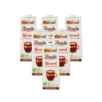 Pack de 6 Bebidas Barista BIO EcoMil Amêndoa 1 L