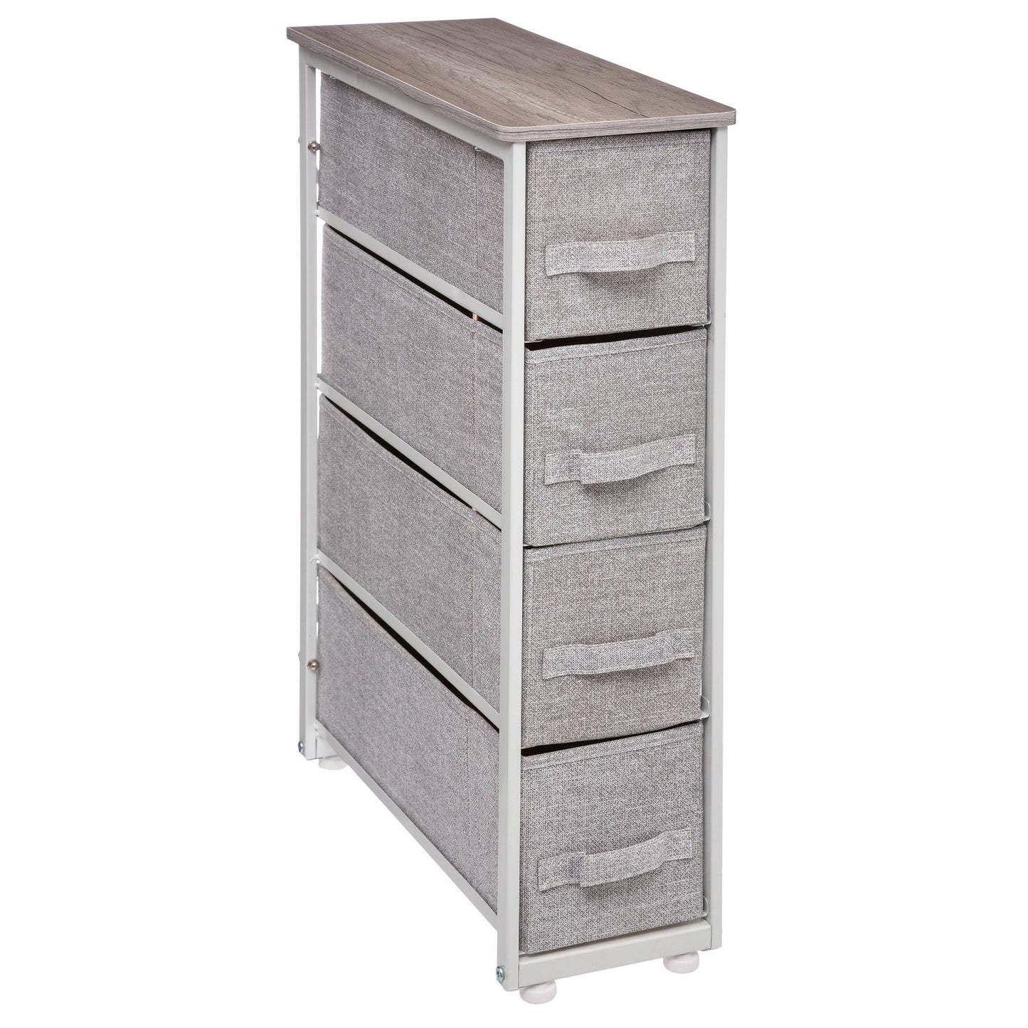 Well Home - Torre De Almacenaje 4 Cajones Color Gris Claro H.73,5cm_0