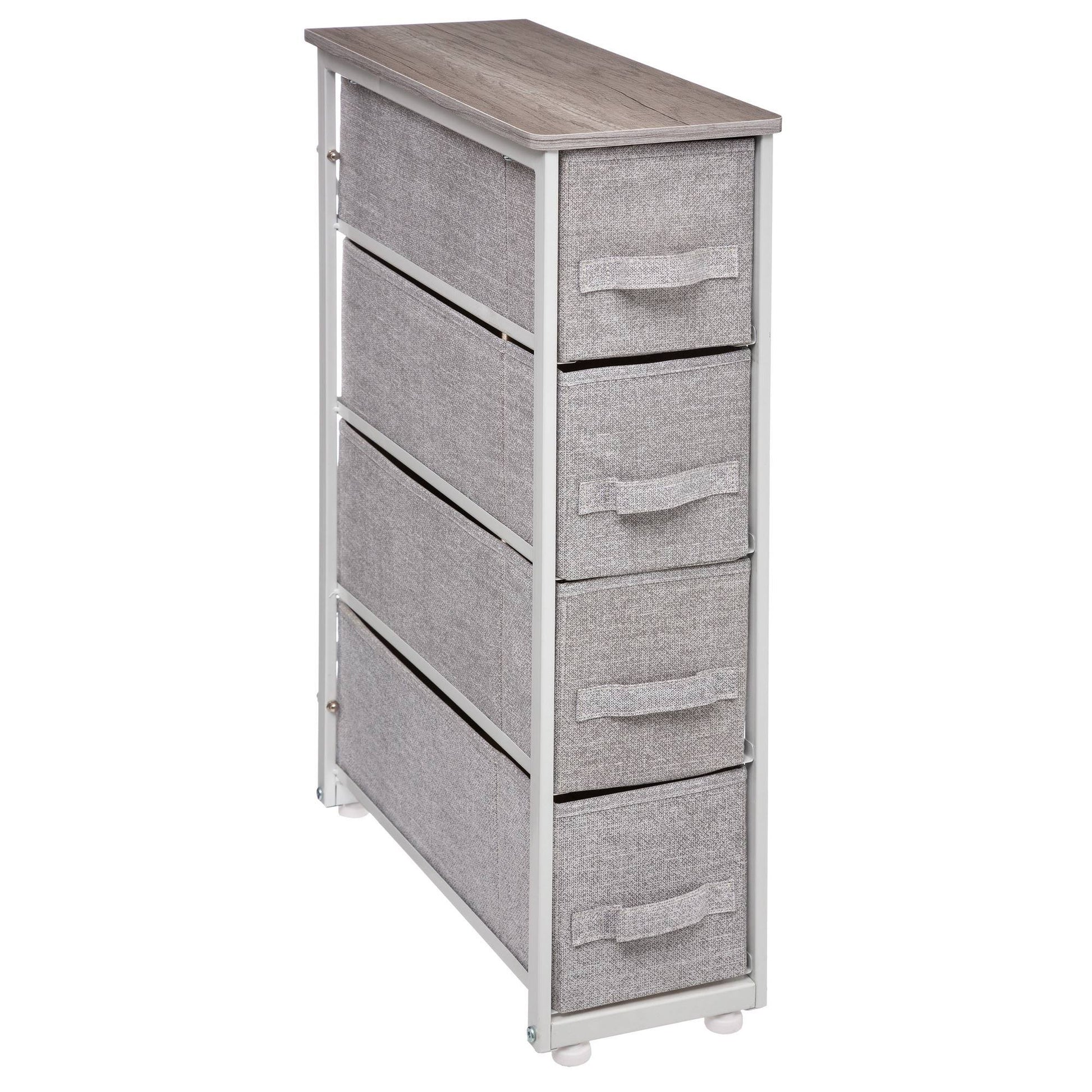 Well Home - Torre De Almacenaje 4 Cajones Color Gris Claro H.73,5cm_0