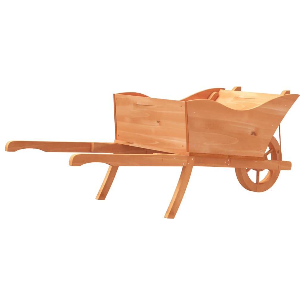 Jardinera Con Forma De Carretilla Madera De Abeto 128x45,5x43cm_4