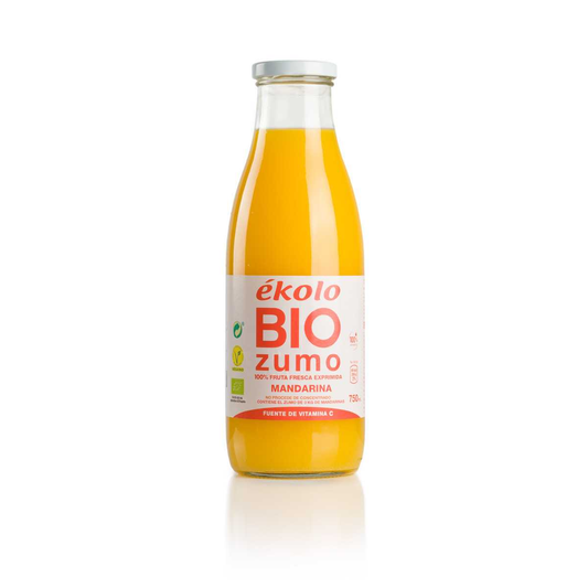 Ékolo 100% sumo de tangerina biológico espremido na hora 750 ml