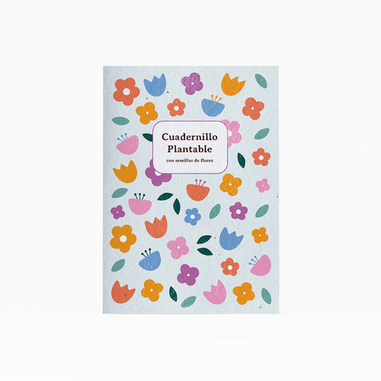 Cuaderno Plantable A5 Con Semillas De Flores | Escribe, Planta Y Hazlo Florecer | Detalle Original_0