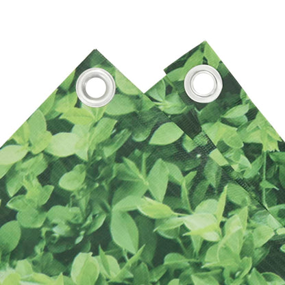Pantalla De Privacidad De Balcón Pvc Plantas Verde 700x75 Cm / Vetonek_4