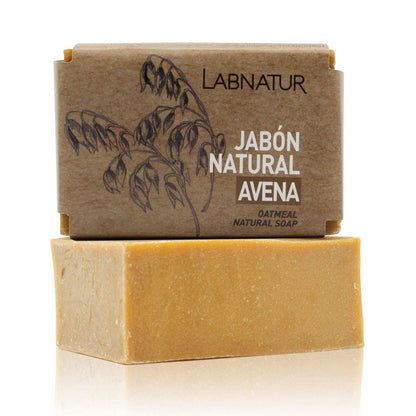 Jabón Natural Avena Labnatur 100 g | Calmante | Piel Sensible | Hidratación Suave_0
