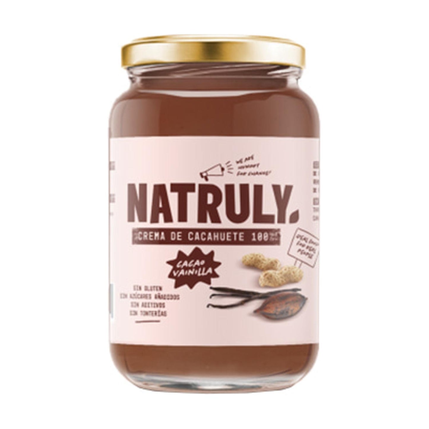 Natruly Manteiga de Amendoim, Cacau e Baunilha 500 gr