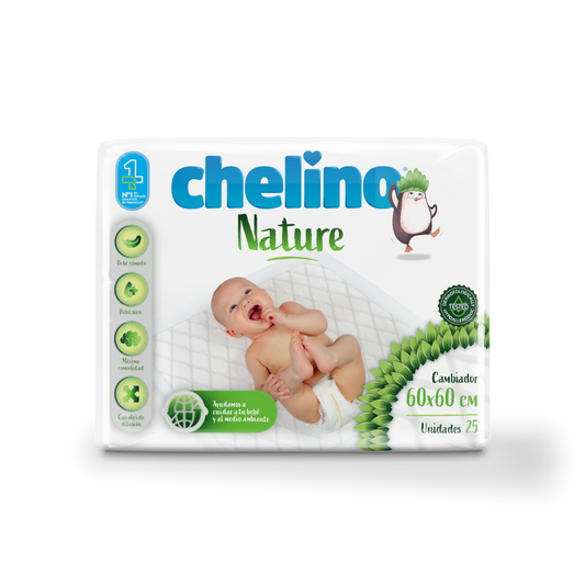 Trocador Chelino Nature 60x60 25 unidades