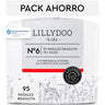 Pacote de poupança de fraldas e cuecas, Lillydoo, tamanho 6, +15 kg, 95 unidades
