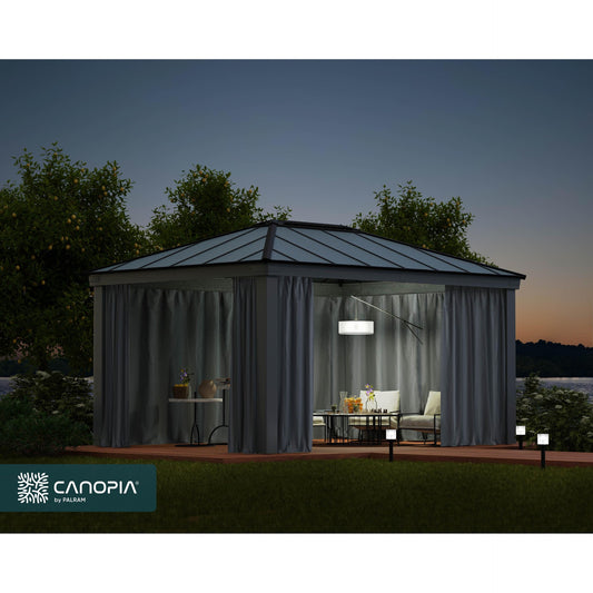 Conjunto de cortinas para gazebo Dallas 360x843 cm Canopia da Palram 