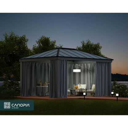 Conjunto de cortinas para gazebo Dallas 360x843 cm Canopia da Palram 