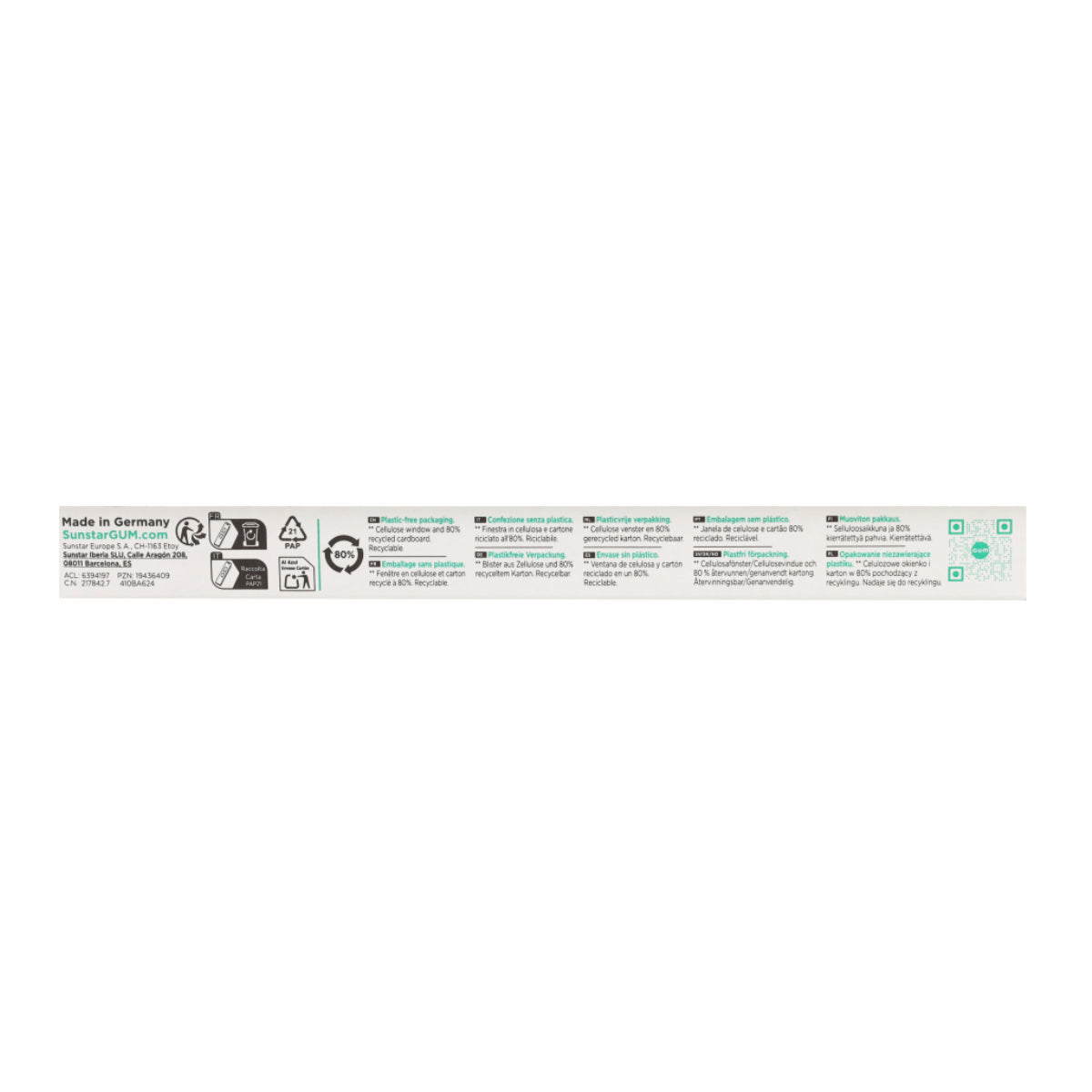 Classic cepillo medio Gum