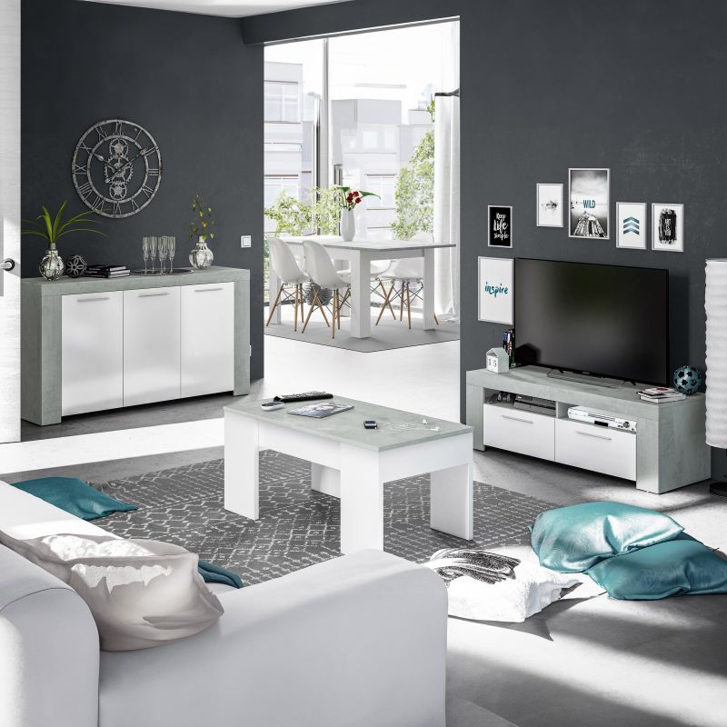 Mueble Tv Ambit Blanco Cemento_5