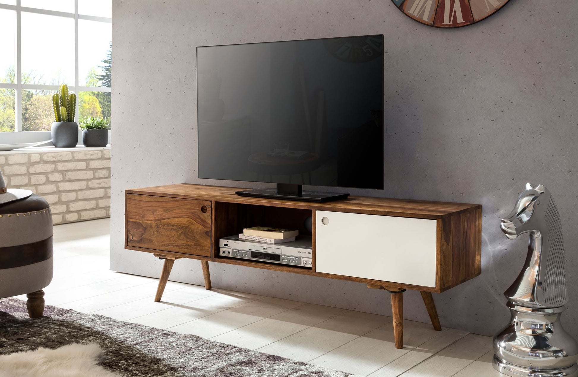 Mueble De Tv Compacto Y Versátil Modelo Wl1.974_2