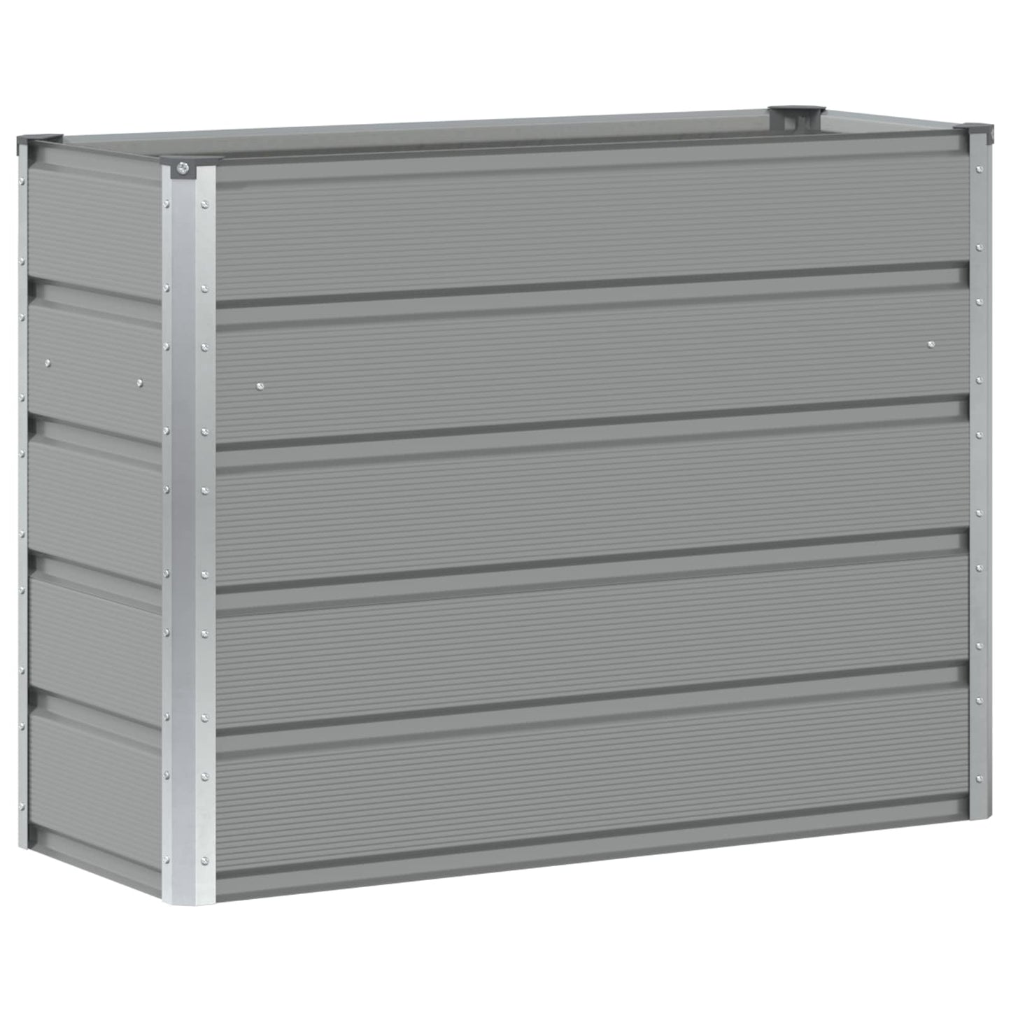 Jardinera Gris Claro 100 X 40 X 75 Cm Acero_0