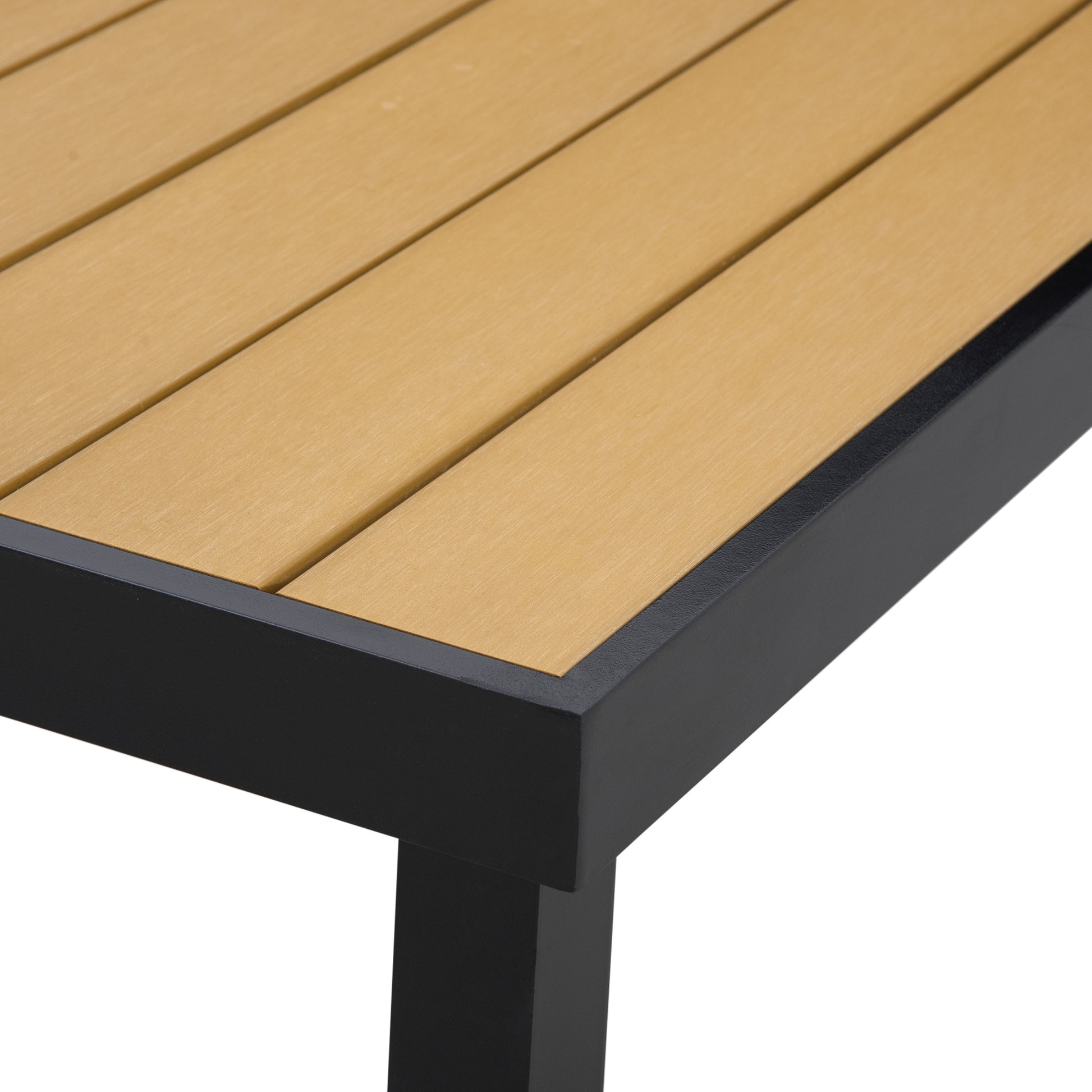 Outsunny Mesa De Jardín Mesa De Comedor De Aluminio Para 8 Personas 190x90x74 Cm_4