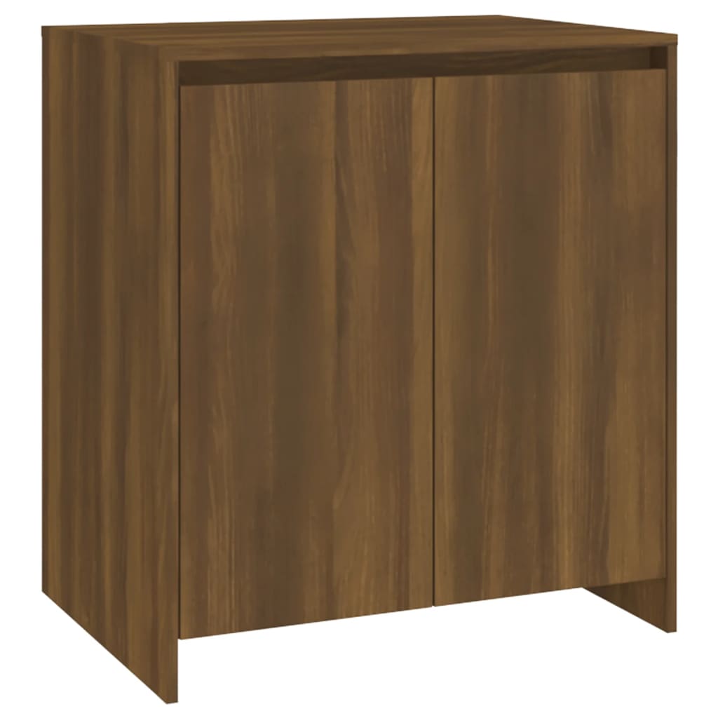 Aparador De Madera Contrachapada Marrón Roble 70x41x75 Cm / Vetonek_0