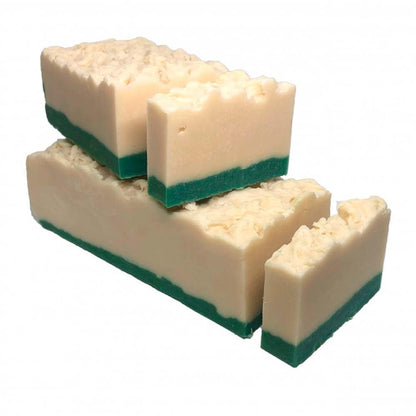 Jabón Natural Leche Burra Y Aloe Vera 90g En Bolsa Regalo De Yute - Para Piel Seca O Dañada - Hidratante Y Nutritivo_2