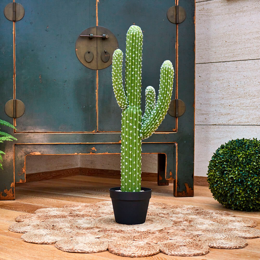 Cactus Artificial Saguaro - Decoración Natural Sin Mantenimiento 0.82 M / Multicolor_0
