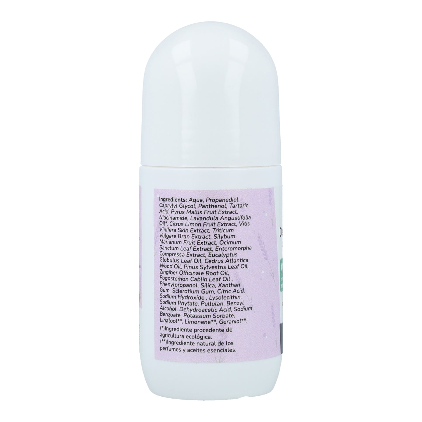 Desodorizante natural roll-on Niacinamida e Lavanda Planet Orchard 50 ml