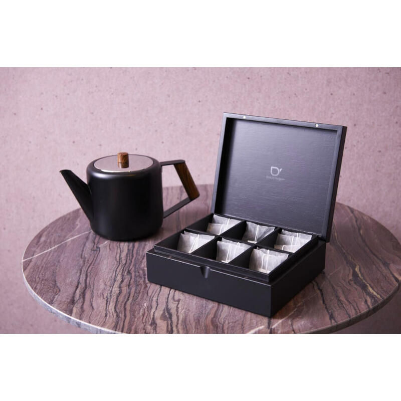 Teabox Bredemeijer Teebeutelbox Mit 6 Fächern, Schwarz 184006_2