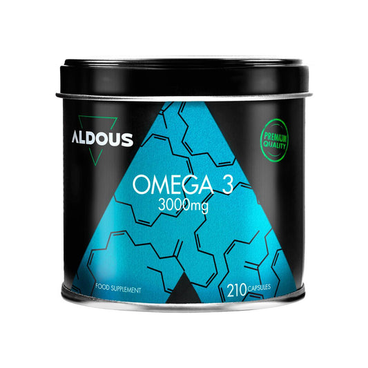 Ómega 3 - 3000 mg | EPA e DHA Aldous 210 cápsulas