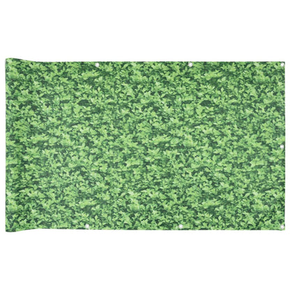 Pantalla De Privacidad De Balcón Pvc Plantas Verde 500x120 Cm / Vetonek_4