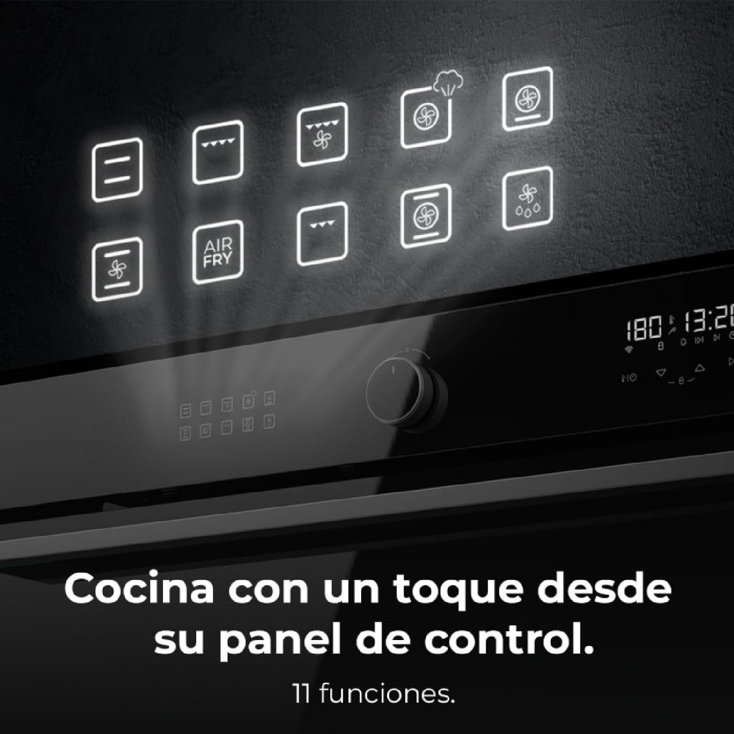 Cecotec Horno Multifunción Air Fryer Bolero Hexa Af319000 Glass Black A_4