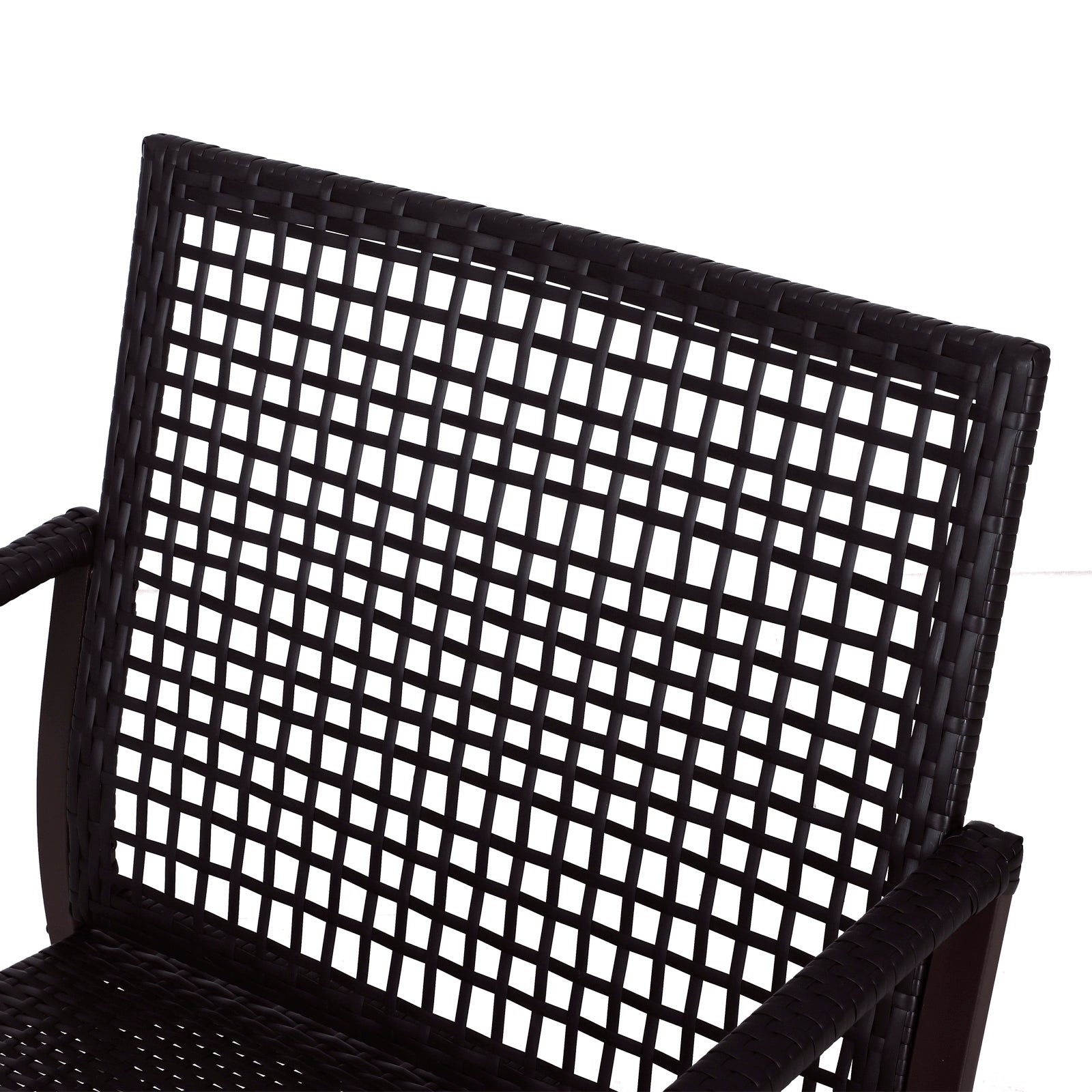 Outsunny Conjunto De Muebles De Ratán Para Jardín Con Mesa Ø51x46 Cm Y 2 Sillas_4