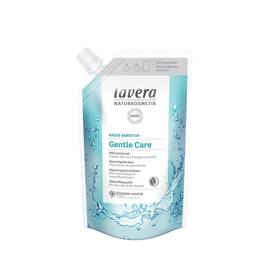 Recarga de sabonete base para mãos sensíveis, Lavera Refill 500 ml