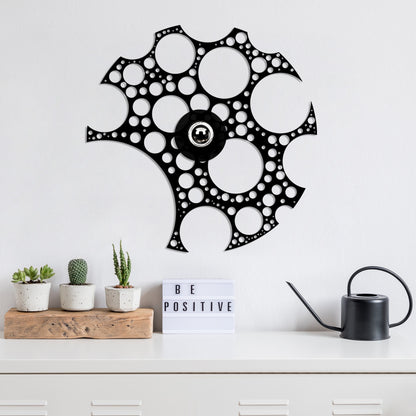 Aplique De Pared, Mdf , Negro, 50x12x50, Casquillo E 27 Max 100 W