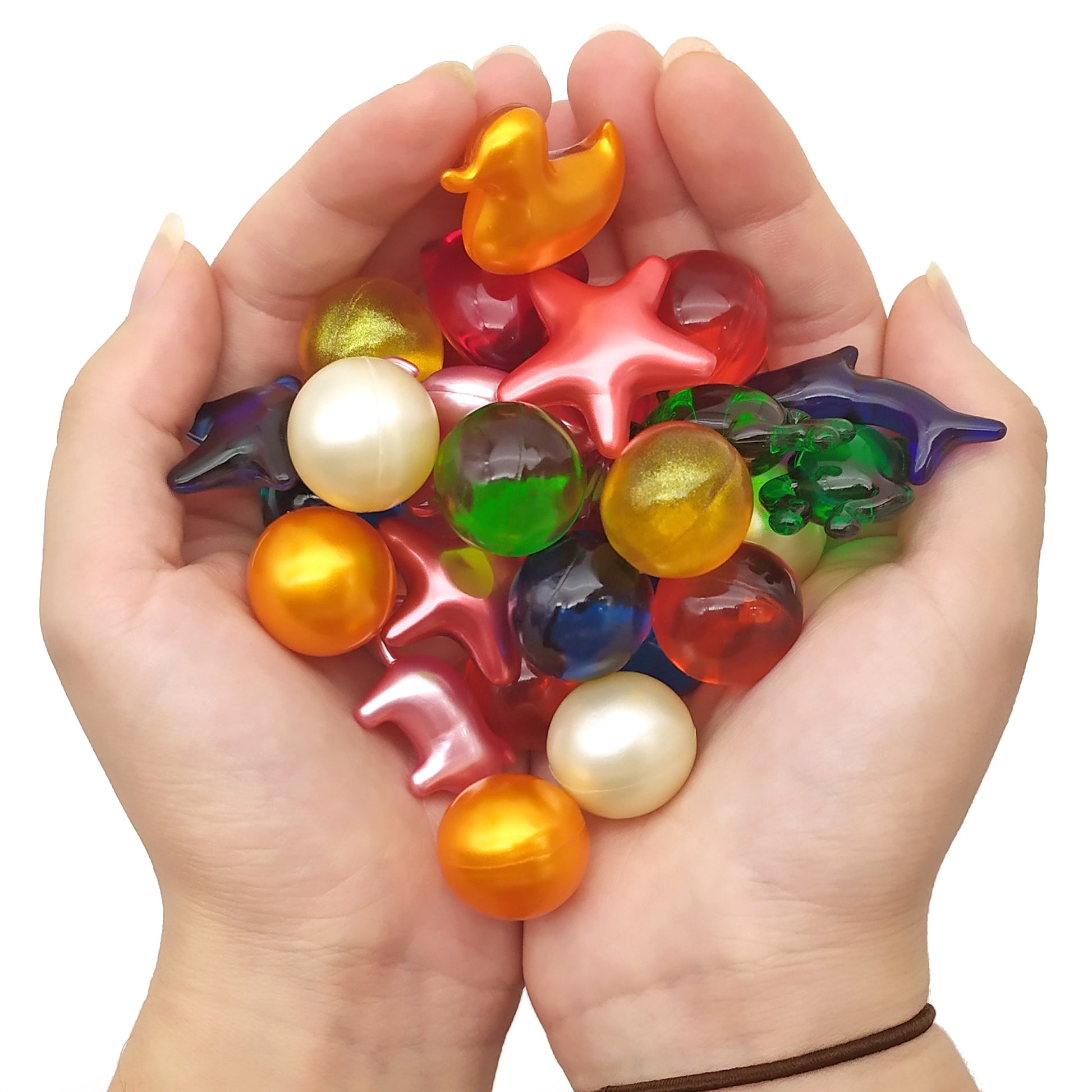 Pack Regalo 12 Perlas Baño De Formas Variadas - Con Aceite De Soja - Hidrata, Suaviza Y Perfuma La Piel - Aroma Varios_0