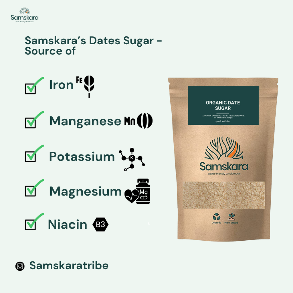 Azúcar De Dátil Bio - 1kg | Superalimento Ecológico Vegano Para Batidos, Smoothies Y Zumos, Sin Azúcares Añadidos_5