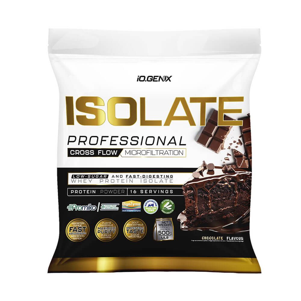 Isolate Profesional - 500g - Chocolate - Proteína De Aislado De Suero Isolate - Io.genix_0