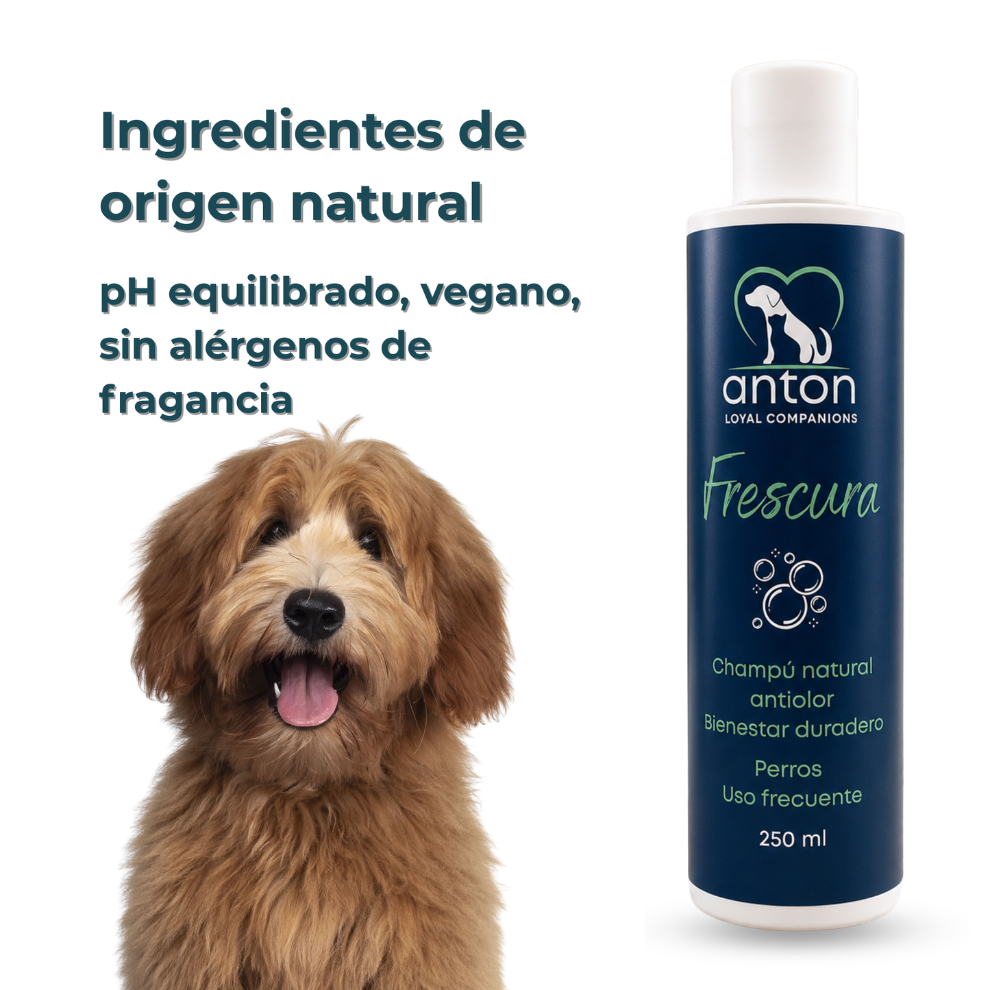 Champú natural para el control de olores en perros – Pack 2 x 250 ml_4