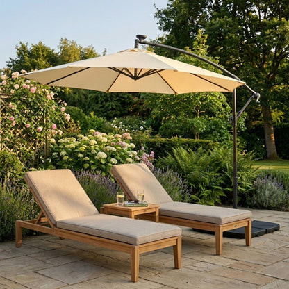 Parasol Excéntrico De 3 M – Crema_3