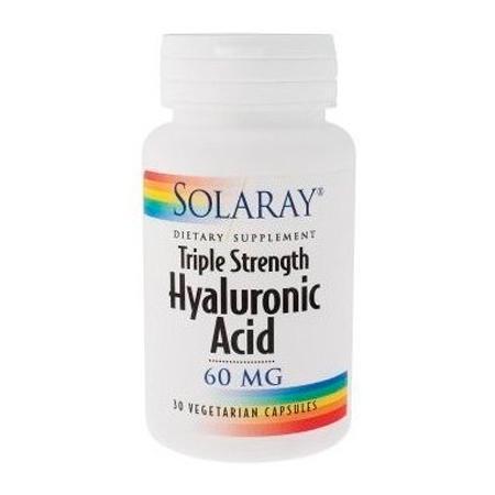 Ácido Hialurónico 60 mg Solaray, 30 cápsulas