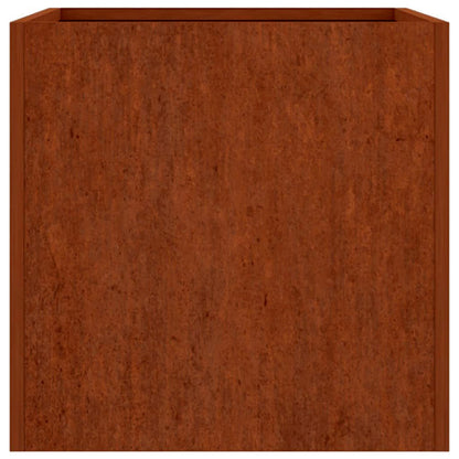 Jardinera De Acero Corten 62x47x46 Cm_5