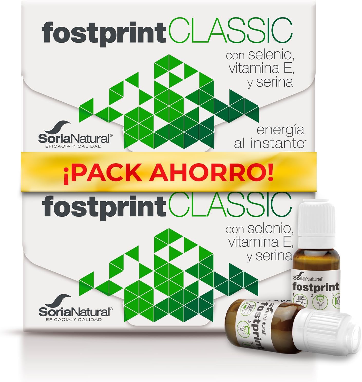 Pack X2 Fost Print Classic Soria Natural 20 ampolas de 15 ml cada