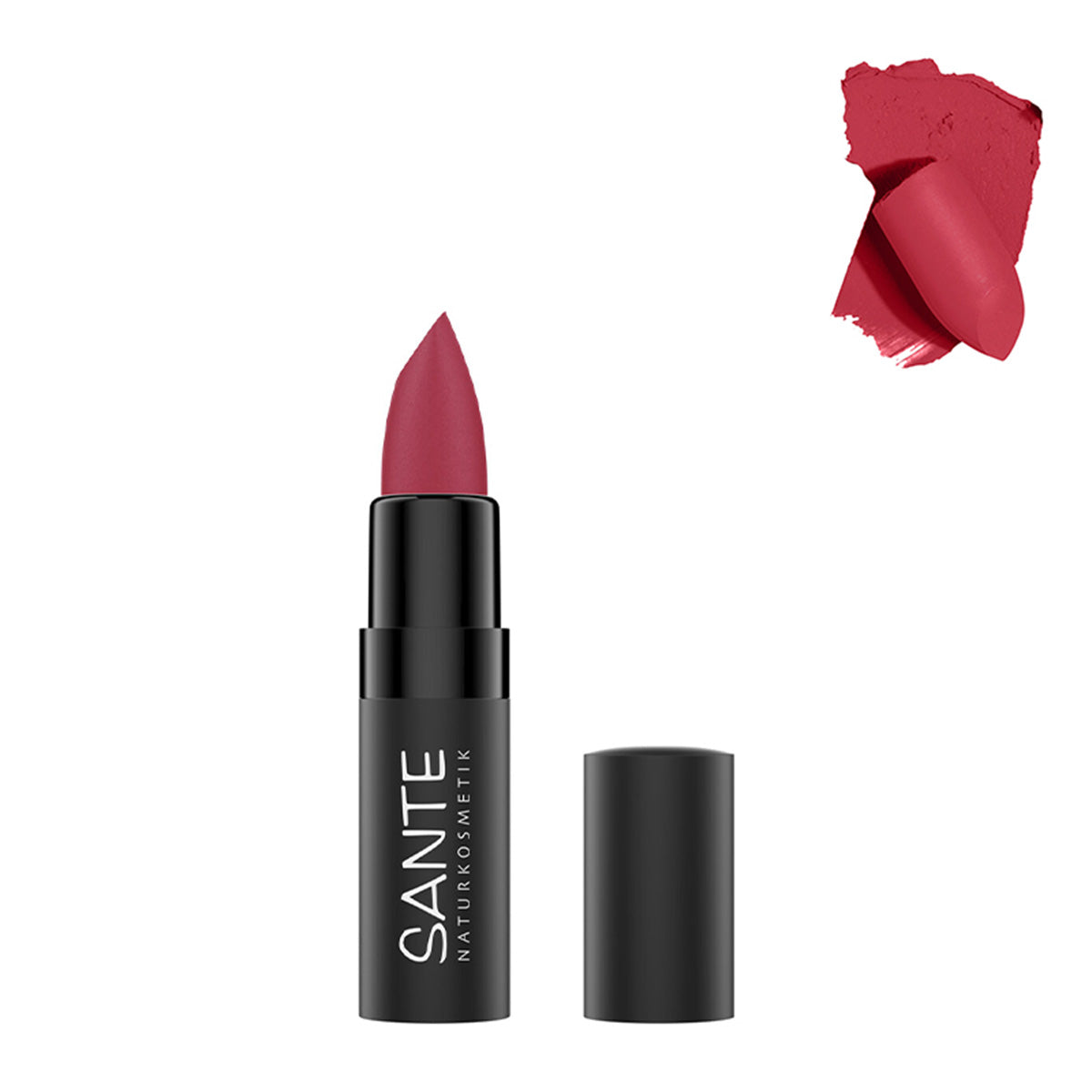 Batom Matte 06 Intense Cherry, Sante, 4,5g