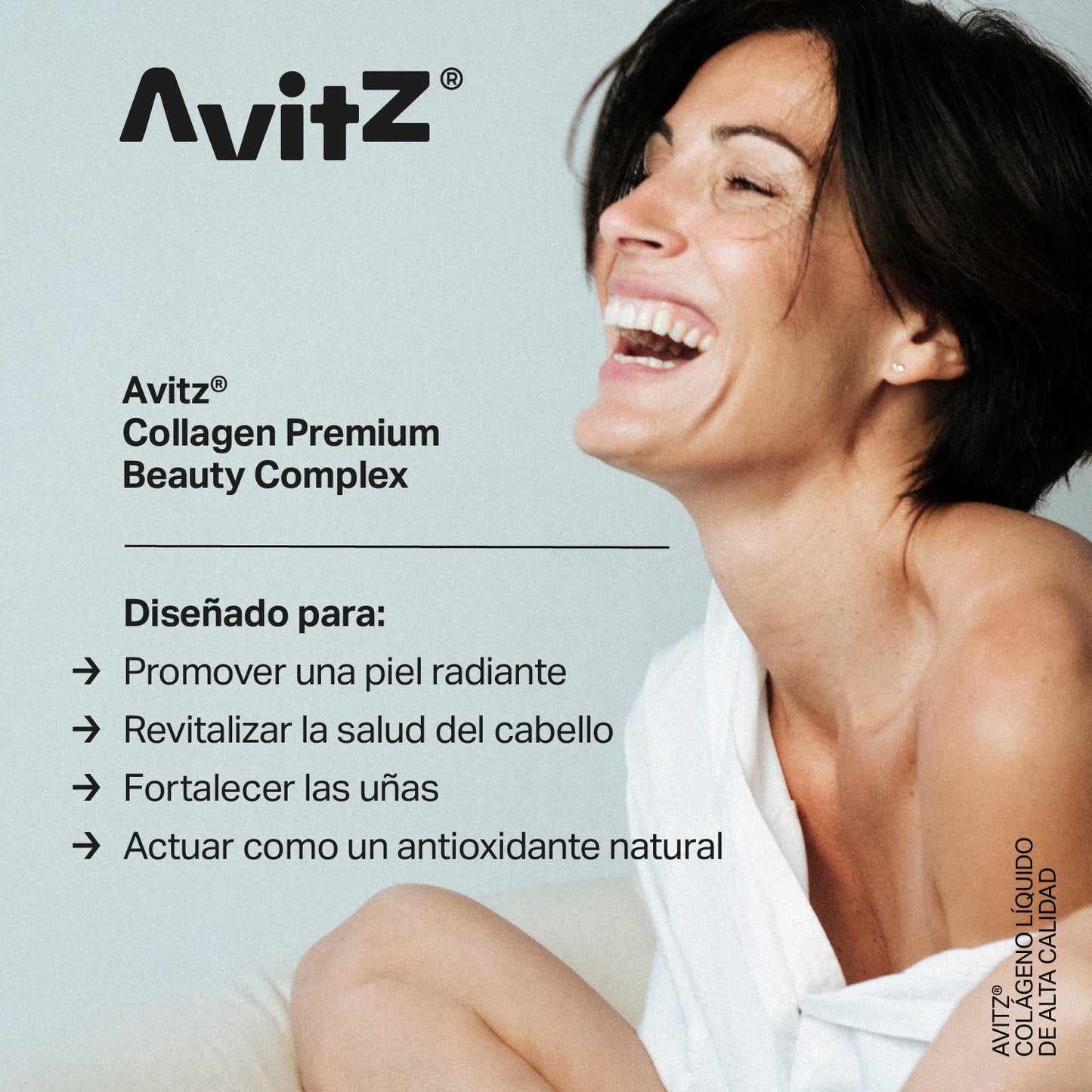 Colágeno Marino Avitz 10.000 mg Líquido 500 ml con Ácido Hialurónico, Biotina y Vitamina C – Beauty Complex_1