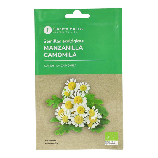 Sementes de Camomila Biológica Planeta Huerto