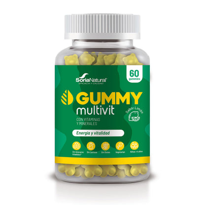 Gomas multivitamínicas, Soria Natural, 60 comprimidos