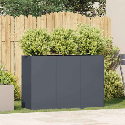 Jardinera De Acero Laminado En Frío Antracita 120x40x80 Cm_2